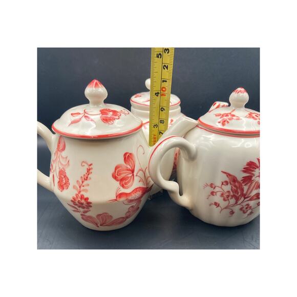 Williamsburg Tea Time Collection 3 Different One Cup Tea Pots NIP Andrea Sadek - Picture 11 of 14